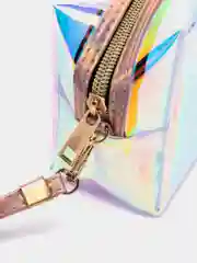 Прозрачный косметичка голографическая, прозрачная