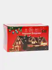 Желтый электрогирлянда уличная "Бахрома", светодиодная