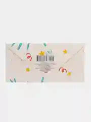 Тёмно-бордовый конверт-открытка для денег подарочный "С днём рождения!", 78 видов