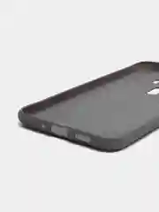 Тёмно-серый чехол накладка на Asus Zenfone 3 ZE552, силиконовый, бархатный