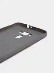 Тёмно-серый чехол накладка на Asus Zenfone 3 ZE552, силиконовый, бархатный