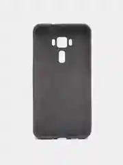 Тёмно-серый чехол накладка на Asus Zenfone 3 ZE552, силиконовый, бархатный