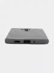 Тёмно-серый чехол накладка на Asus Zenfone 3 ZE552, силиконовый, бархатный