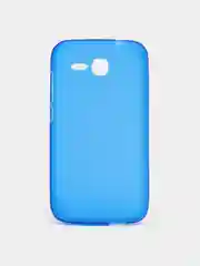 Синий силиконовый чехол накладка на Huawei Y600