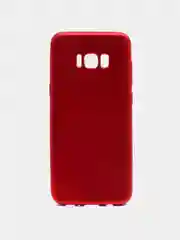 Красный силиконовый чехол на Samsung Galaxy S8 Plus