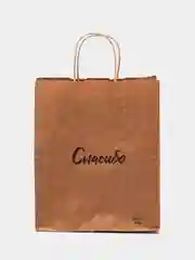 Пакет подарочный "Спасибо", крафт, 24 х 14 х 29 см