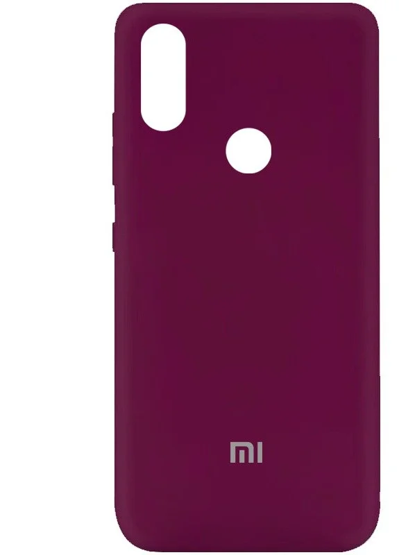Бордовый чехол на Xiaomi Redmi 4A, 4X, 5, 5+, 6, 6A, Note 4/4x, Note 5/5 Pro, 5A, Mi 6X, Mi A2