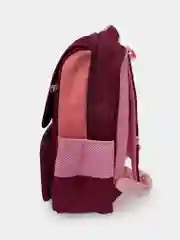 Бордовый школьный рюкзак для девочек