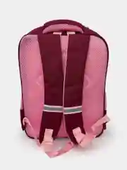 Бордовый школьный рюкзак для девочек