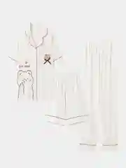 Конфетный женская пижама: рубашка, штаны, шорты