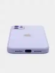 Лавандовый чехол силиконовый со стеклянной панелью для iPhone 11