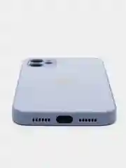 Ледяной чехол силиконовый со стеклянной панелью для iPhone 11