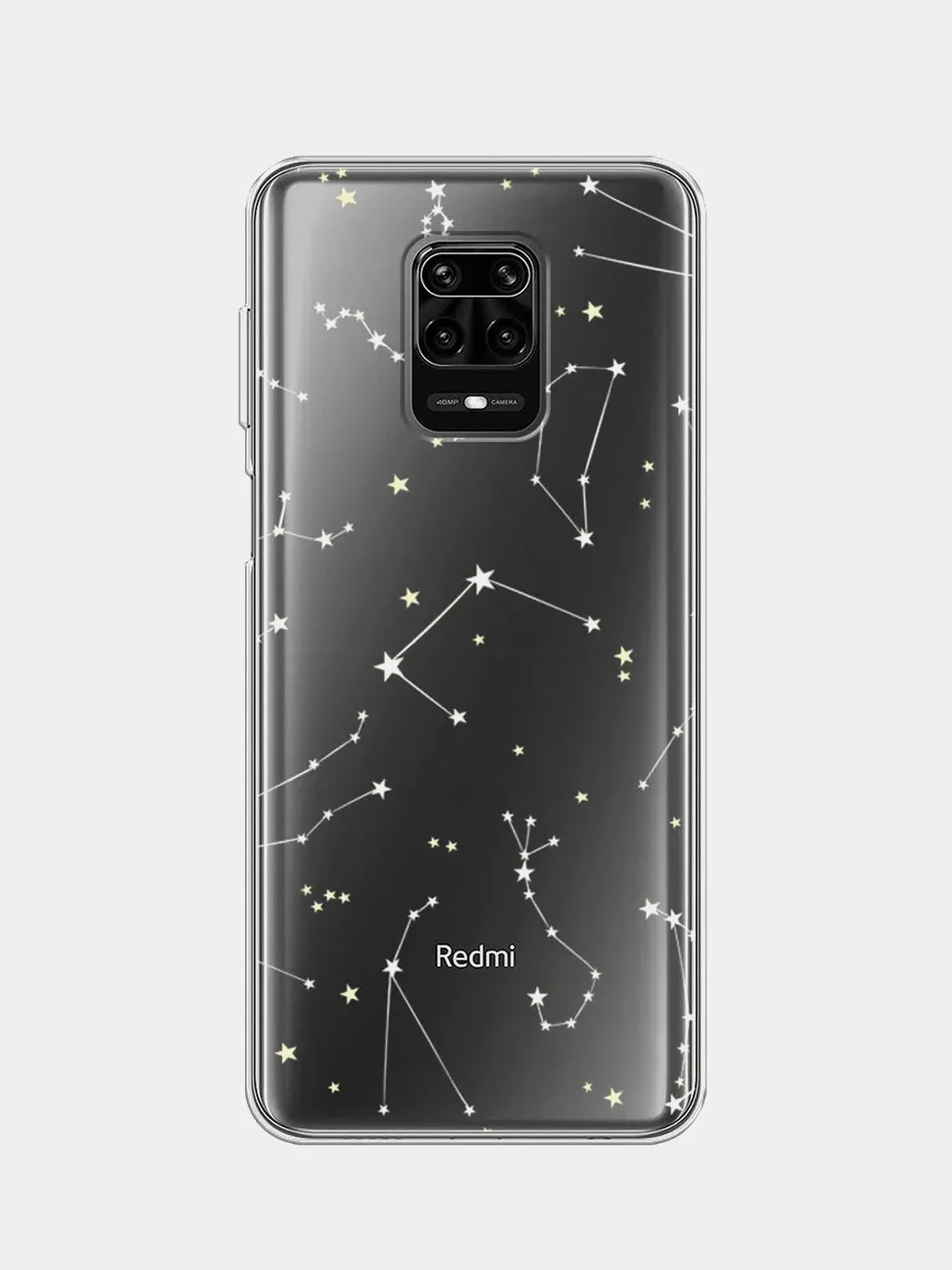 Прозрачный чехол на Xiaomi Redmi Note 9S/9 Pro / Сяоми Редми Нот 9S/9 Про прозрачный, с рисунком