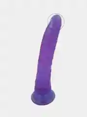 Коралловый меланж фаллоимитатор на присоске