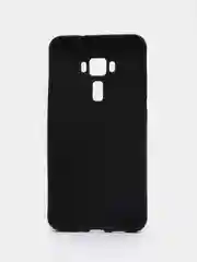 Черный чехол накладка на Asus Zenfone 3 ZE552, силиконовый, бархатный