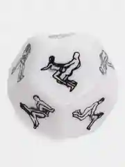 Белый кубик с позами камасутры, для эротических игр