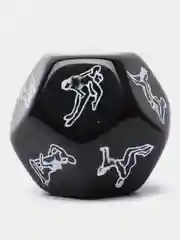 Черный кубик с позами камасутры, для эротических игр