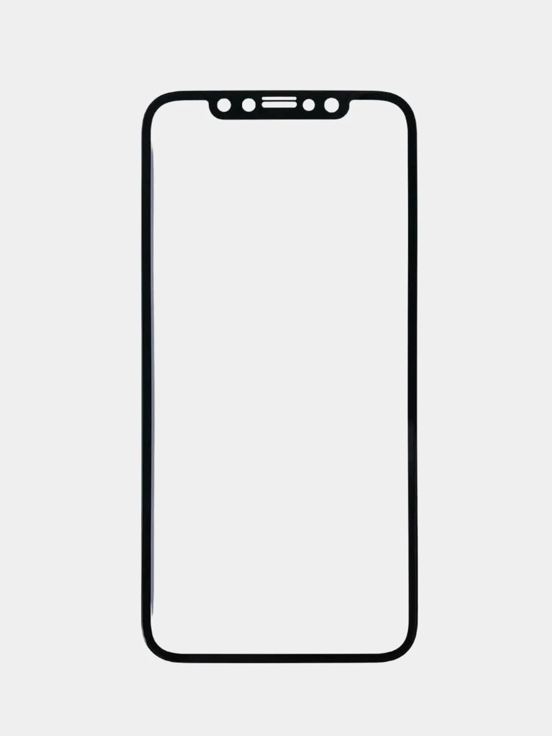 Защитное стекло + чехол iPhone X/XS WK Star Trek 3D, с силиконовой рамкой