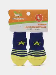 Синий носки нескользящие для собак и кошек