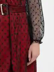 Красный женское вечернее платье