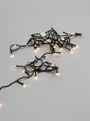 Новогодняя светодиодная гирлянда, 50 LED, 8 режимов, теплый белый цвет, 3,5 м