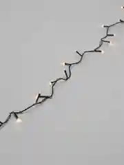 Новогодняя светодиодная гирлянда, 50 LED, 8 режимов, теплый белый цвет, 3,5 м