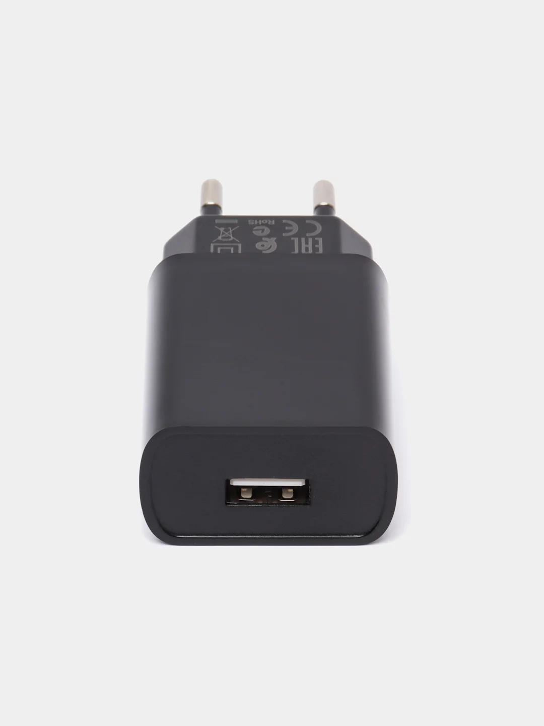 Черный сетевое зарядное устройство GFPower GF20M, USB, 5 В, 2.1 А, с кабелем Micro-USB