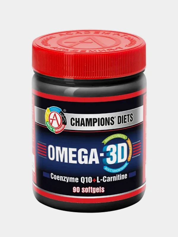 Академия-Т, Омега-3 жирные кислоты Omega-3D, 90 капсул