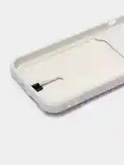 Белый чехол для iPhone 14, 13, 12, 11 Pro Max, XS/X, XR, 7 / 8, Plus с карманом для карт