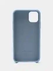 Небесно-голубой чехол Silicone Case для iPhone 11, с открытым низом