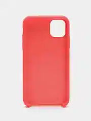 Коралловый чехол Silicone Case для iPhone 11, с открытым низом