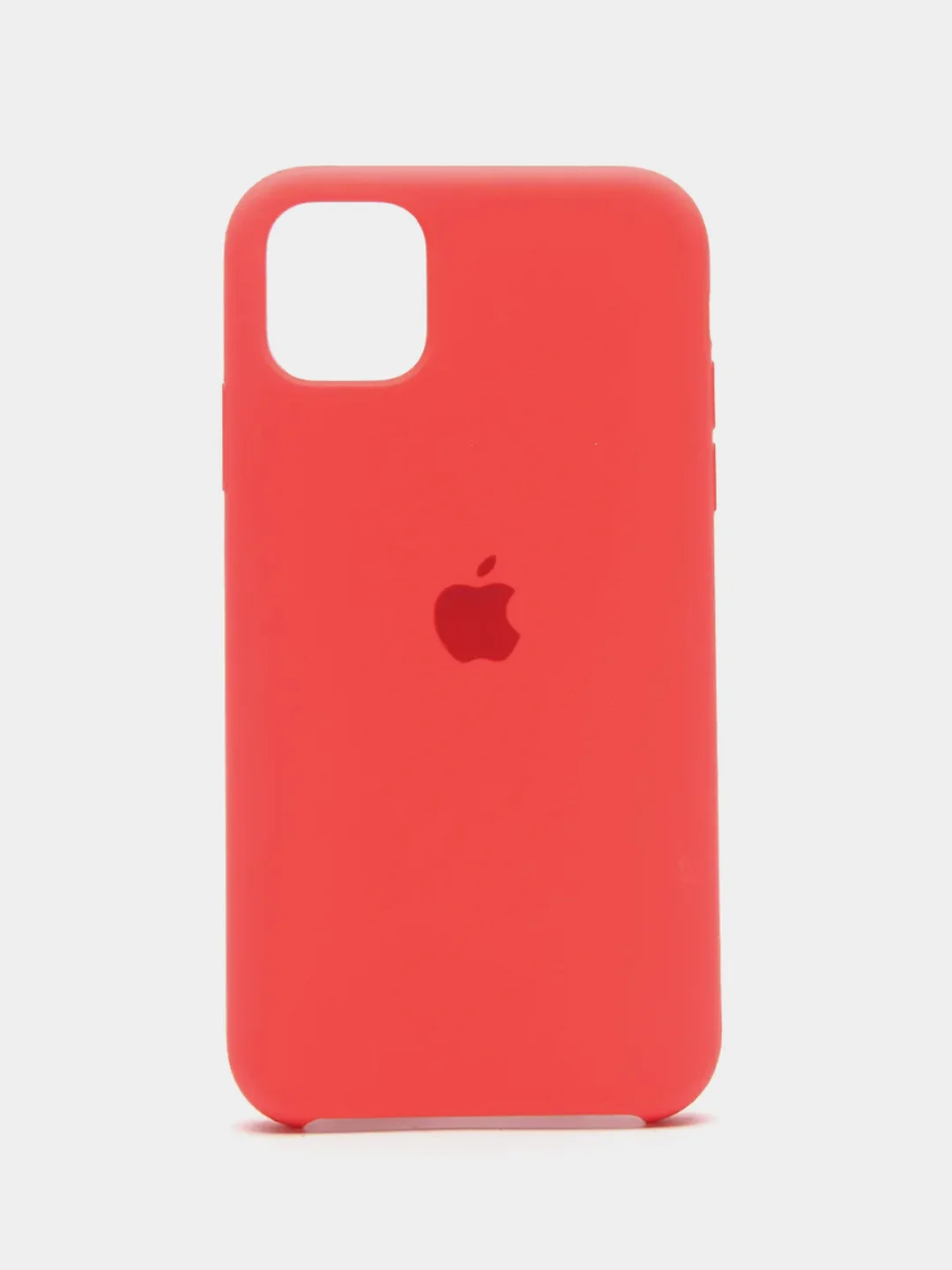 Коралловый чехол Silicone Case для iPhone 11, с открытым низом