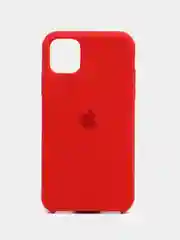 Красный чехол Silicone Case для iPhone 11, с открытым низом
