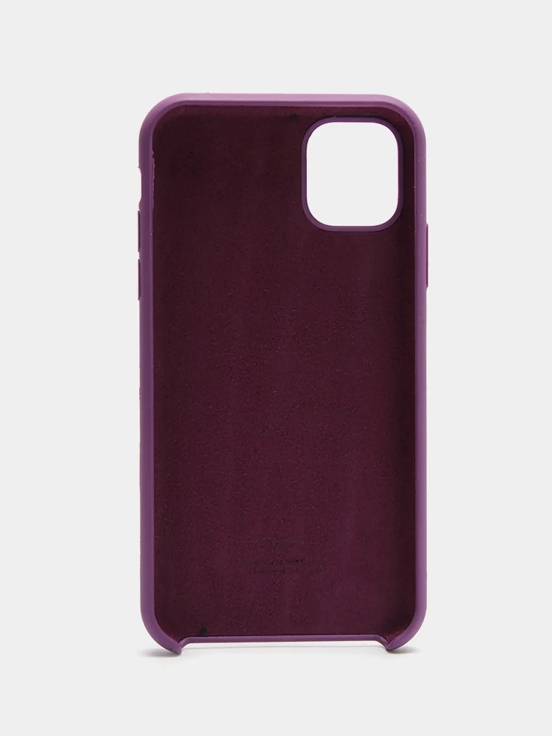 Пурпурный чехол Silicone Case для iPhone 11, с открытым низом