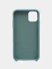 Зеленый чехол Silicone Case для iPhone 11, с открытым низом
