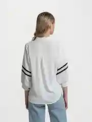 Белый рубашка женская