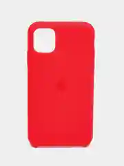 Кораллово-розовый чехол Silicone Case для iPhone 11, с открытым низом