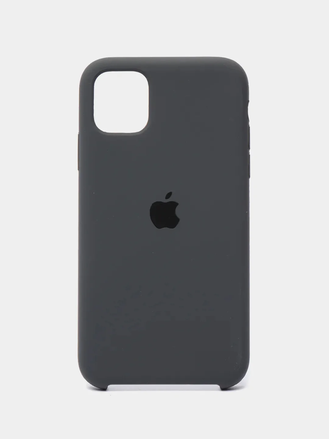 Серый чехол Silicone Case для iPhone 11, с открытым низом