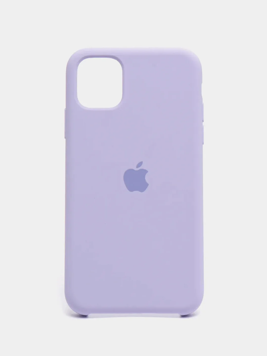 Лавандовый чехол Silicone Case для iPhone 11, с открытым низом