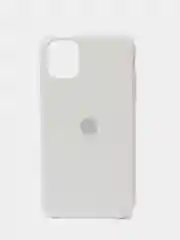 Белый чехол Silicone Case для iPhone 11, с открытым низом