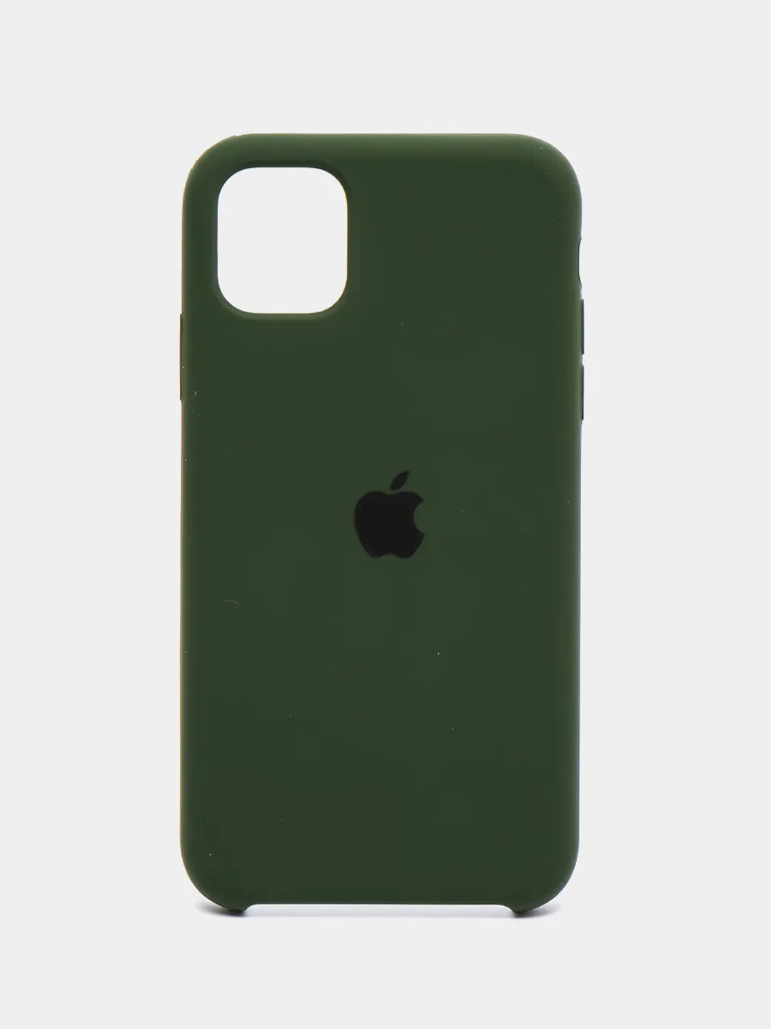 Лесной зеленый чехол Silicone Case для iPhone 11, с открытым низом