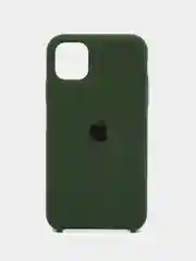 Лесной зеленый чехол Silicone Case для iPhone 11, с открытым низом