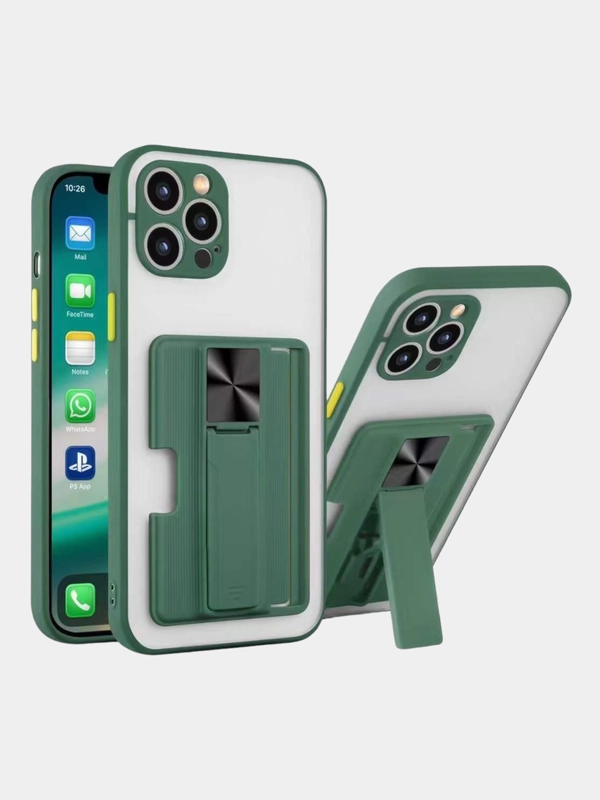 Чехол с карманом для карт на iPhone 7, 8, XR, 11, 12, 13, Pro, Max, SE, магнит, подставка