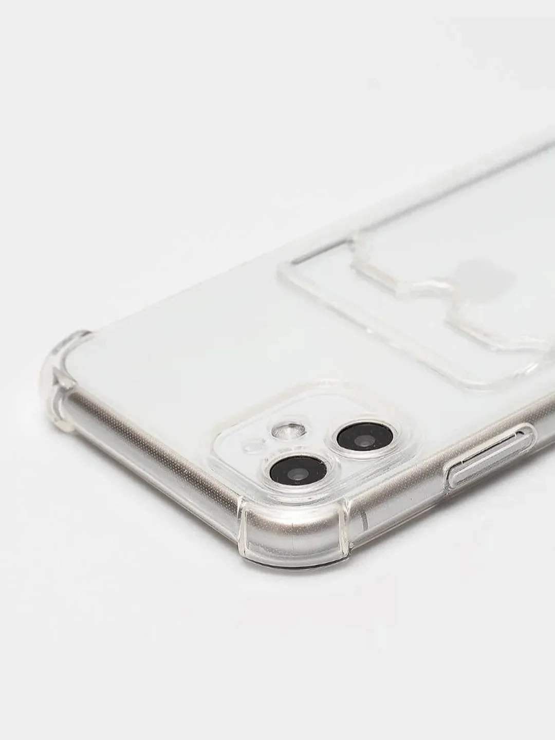 Чехол для iPhone 11 / 12 / 13 / 14Pro Max / mini, с защитой камеры и карманом для карт