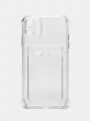 Чехол для iPhone 11 / 12 / 13 / 14Pro Max / mini, с защитой камеры и карманом для карт