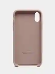 Розовый чехол Silicone Case для iPhone XR, с открытым низом