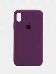Пурпурный чехол Silicone Case для iPhone XR, с открытым низом