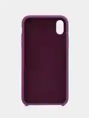 Пурпурный чехол Silicone Case для iPhone XR, с открытым низом