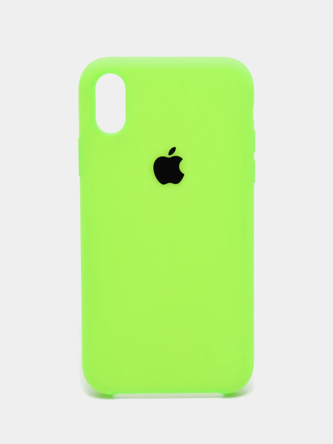 Лайм чехол Silicone Case для iPhone XR, с открытым низом