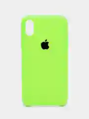 Лайм чехол Silicone Case для iPhone XR, с открытым низом